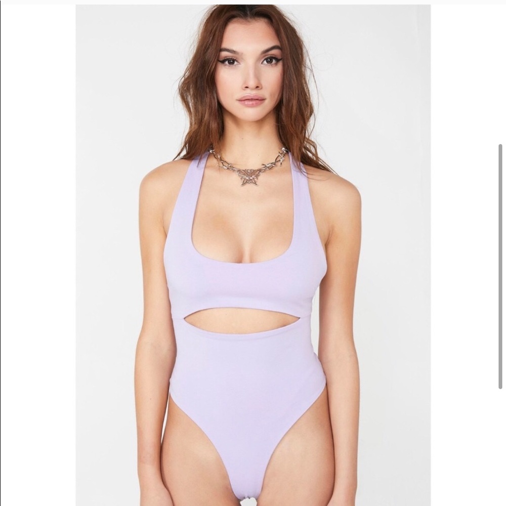 NWT Tiger Mist cutout bodysuit